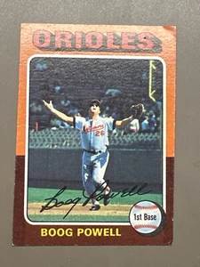 Juego de béisbol Topps 1975, #625 Boog Powell, Baltimore Orioles, EX - Imagen 1 de 2