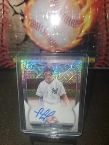 2023 Bowman Chrome HTA Choice Refractors KEINER DELGADO 1st Rookie AUTO /150 - Picture 1 of 2