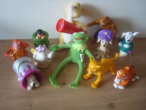 LOT OF VARIOUS DISNEY McDONALDS COLLECTABLE TOYS INC. DALMATIONS KERMIT BEAST - Picture 1 of 6