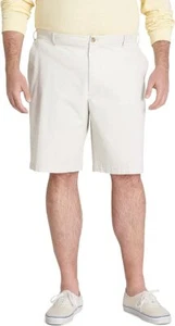 IZOD Men's Classic Flat Front Chino Short - Picture 1 of 21