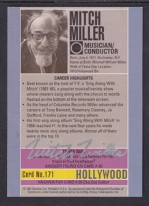 Mitch Miller, American musician, conductor, record executive. Signed Starline - Picture 1 of 3