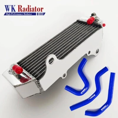 Radiador de aluminio para HONDA CR80R/CR80RB 1998-2002/03-08 CR85R/CR85RB y manguera azul Foto 1 de 4