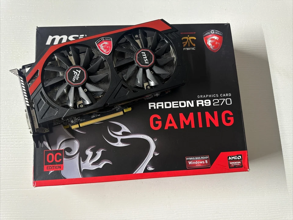 MSI AMD Radeon R9 270X Gaming, 2GB 256BIT GDDR5, PCI Express x16 Graphics Card. - Image 1 of 4