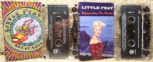 Vintage Cassette Tape Lot Little Feat Representing The Mambo & Let It Roll - Picture 1 of 12