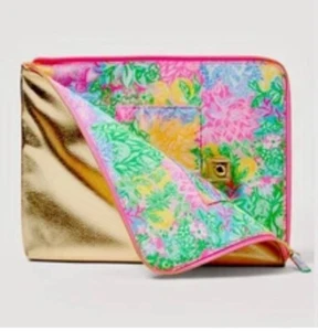 Neu mit Etikett GWP Lilly Pulitzer Reiseorganizer Bright Delight Aufnäher - Bild 1 von 4
