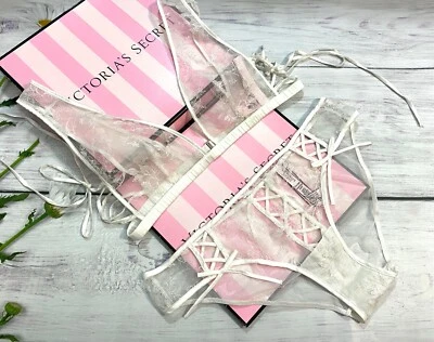 Bralette triángulo alargado blanco coco Victoria’s Secret Dream Angels Foto 1 de 4