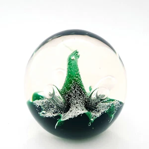 Paperweight / Briefbeschwerer. Caithness Moonflower, Schottland, 2.H.20.Jh. - Bild 1 von 5
