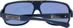 Harley Davidson Sunglasses Dark Matte Blue With Mirrored Lenses HD2022 91V - Picture 1 of 6