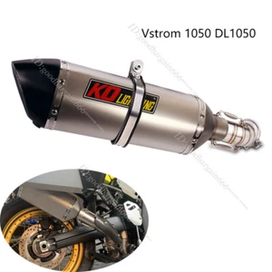 For Suzuki Vstrom 1050 DL1050 2020-2024 Mid Exhaust Pipe Slip On 51mm Mufflers - Picture 1 of 10