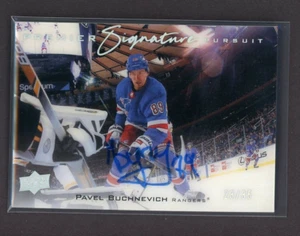 2020-21 Upper Deck Premier Signature Pursuit Autographs Pavel Buchnevich 23/35 - Foto 1 di 1