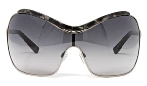 Just Cavalli Sunglasses Women's Oversized Shield Gunmetal JC504S 05B NEW! - Picture 1 of 3