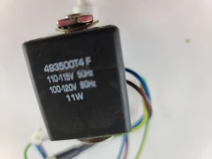 Parker 493500T4 F Lucifer Solenoid Valve:  11W, 110-115V @ 50Hz, 100-120V @ 60Hz - Picture 1 of 7