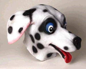 Dalmatian Mask Deluxe Latex Mask - Picture 1 of 1