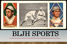 1912 Hassan Triple Folders T202 Collins Easily Safe A's Dover Reprint