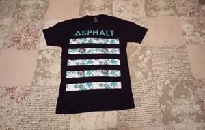 Asphalt Weed design t-shirt Black Size M - Picture 1 of 5