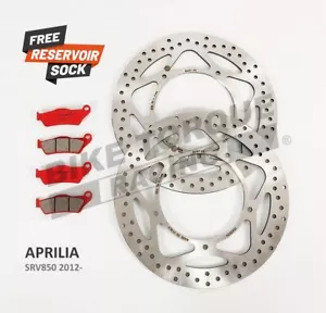 Brembo Serie Oro Front Discs and Pads fits Aprilia SRV850 2012- - Picture 1 of 1