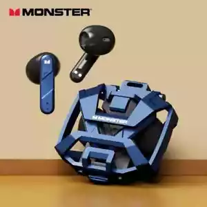 Monster AirMars XKT09 Wireless Bluetooth Gaming Headphones 24hr Playtime - Picture 1 of 3
