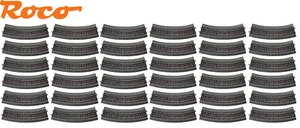 Roco H0 42522 Gebogenes Gleis R2 mit Bettung, r = 358 mm / 30° (36 Stück) - NEU - Picture 1 of 1