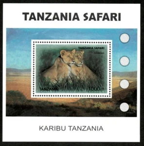 Tanzania 2007 - Karibu Safari, Lions - Souvenir Stamp Sheet - Scott #2459 - MNH - Picture 1 of 1