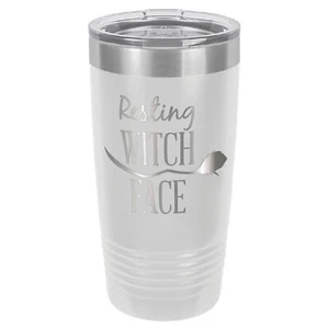 Cara de bruja en reposo 20 oz. Vaso Polar Camel - Imagen 1 de 15