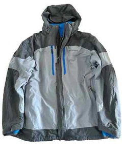 Columbia Hombre Boulder Ridge Invierno Esquí Chaqueta Abrigo Doble Capa Gris XL. - Imagen 1 de 7