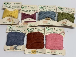 7 Down On The Farm Originals Cotton Candle Wicking Yarn Blue Rust Pink Yellow - Picture 1 of 1
