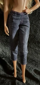 Vestiti Barbie - Pantaloni capri alla moda blu - Adatto a Barbie - Foto 1 di 2