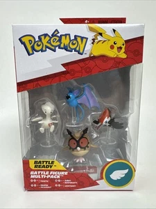 Pack Multi Figurines de Combat Pokemon - Togetic, Hoothoot, Pikipek et Zubat - Photo 1/3