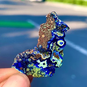 3G BEST Natural Azurite/Malachite crystal minerals specimens - Picture 1 of 20