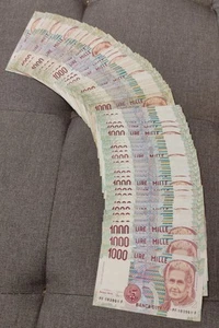 LOTTO 82 BANCONOTE ITALIANE: 1000 LIRE MONTESSORI - Foto 1 di 7