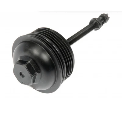 Tapa de filtro de aceite para Audi A5 Quattro 2012 2013 2014 2015 | Plástico negro rosca Foto 1 de 4