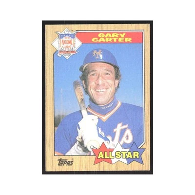 1987 Topps Gary Carter Mets #602 - Image 1 of 3