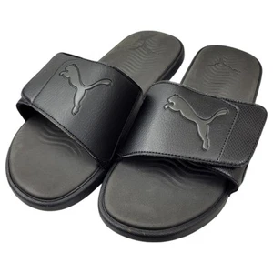 PUMA Starcat Tech Slide Sandals Mens Size 12 Black Comfort Slip-On VSK-0218 - Picture 1 of 18