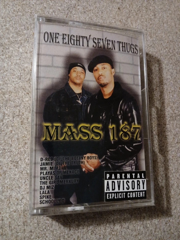 Mass 187 – One Eighty Seven Thugs RARE KANSAS CITY G RAP '00 SEALED - Image 1 of 4