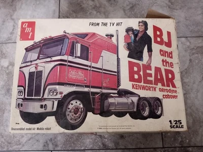 AMT Matchbox BJ & The Bear Kenworth Aerodyne Cabover Kit # 5021 Open Box - Image 1 of 4