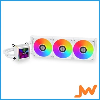 Lian Li Galahad II 360 All-In-One 2450 CPU Cooler - White - image 1 of 3