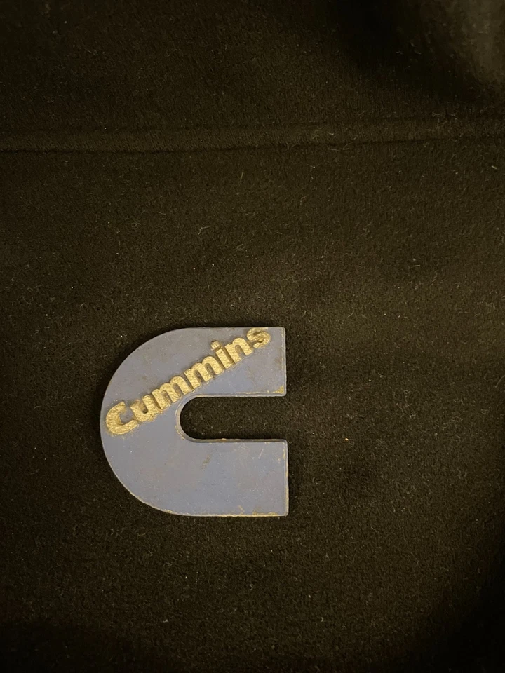 Винтажная синяя эмблема Cummins 1980-е - Изображение 1 из 1
