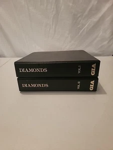 GIA Diamonds vol 1 & 2 Textbooks Gemological Institute of America - Foto 1 di 9