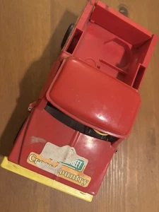 1976 Sesame Street red plastic 10” Cross Country Pickup Truck KTC USED VG FS - Picture 1 of 12