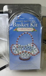 Pin de seguridad con cuentas cesta de Navidad 36162 precintado - Imagen 1 de 4