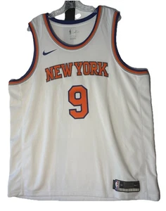 Nike New York Knicks Jersey RJ Barrett Mens #9 Dri-Fit White 2XL EUC - Picture 1 of 5