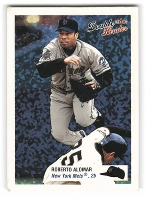 2003 Fleer Double Header #96 Roberto Alomar New York Mets - Image 1 of 2
