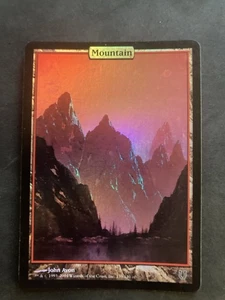 Mountain - Full Art Unhinged Foil Near Mint - Picture 1 of 4
