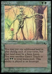 Gaea's Touch - Light Play MTG The Dark - Picture 1 of 1