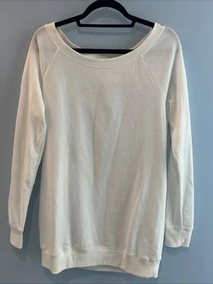 Sudadera Victoria's Secret Grande Blanca Talla Mediana Foto 1 de 4