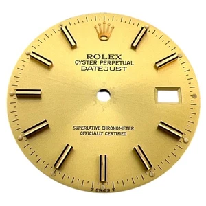 Genuine Rolex Oyster Perpetual Datejust 36mm Dial Champagne Gold 16013 - Picture 1 of 4