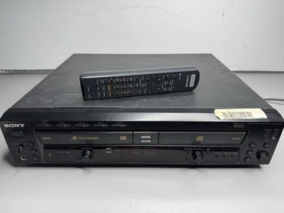 Sony RCD-W500C 5 Disc CD Recorder Compact Disc Changer + Remote Control - Image 1 of 4