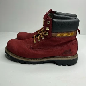 Caterpillar CAT Colorado Men’s 11 Boots Composite Toe Maroon - Picture 1 of 9