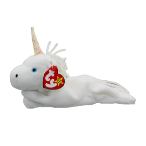 Ty Beanie Baby Mystic - MWMT (cuerno irredescente unicornio y melena de hilo 1994) - Imagen 1 de 3