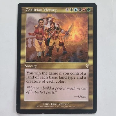 x1 Coalition Victory, Invasion Rare 241/350 MTG, English  - Image 1 of 4